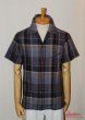 画像2: BAMBINO BS-401  CHECK OPEN COLLAR SHIRTS (チェックオープンカラーシャツ) (2)