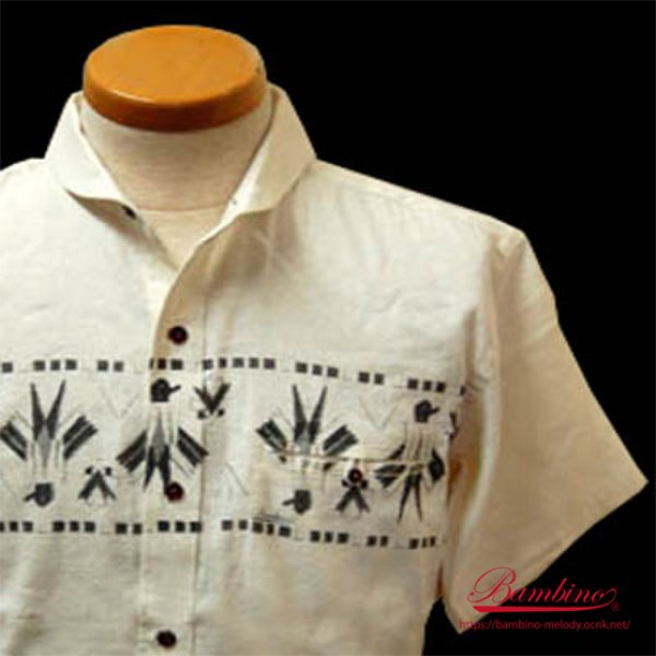 画像1: BAMBINO BS-408  ROUND COLLAR SHIRTS THUNDERBIRD(ラウンドカラーシャツ　サンダーバード) (1)