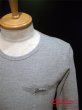 画像2: BAMBINO BC-225 WAFFLE L/S T-SHIRTS (ワッフル長袖 Tシャツ) GRAY (2)