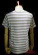 画像2: BAMBINO BC-265 ボーダーTシャツ　GRAY×WHITE (2)