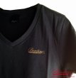 画像1: BAMBINO BC-267 V NECK T-SHIRTS (VネックTシャツ)  BLACK (1)