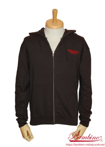 画像1: BAMBINO BC-250  Sweat Parka BK（スウェットパーカー)   (1)